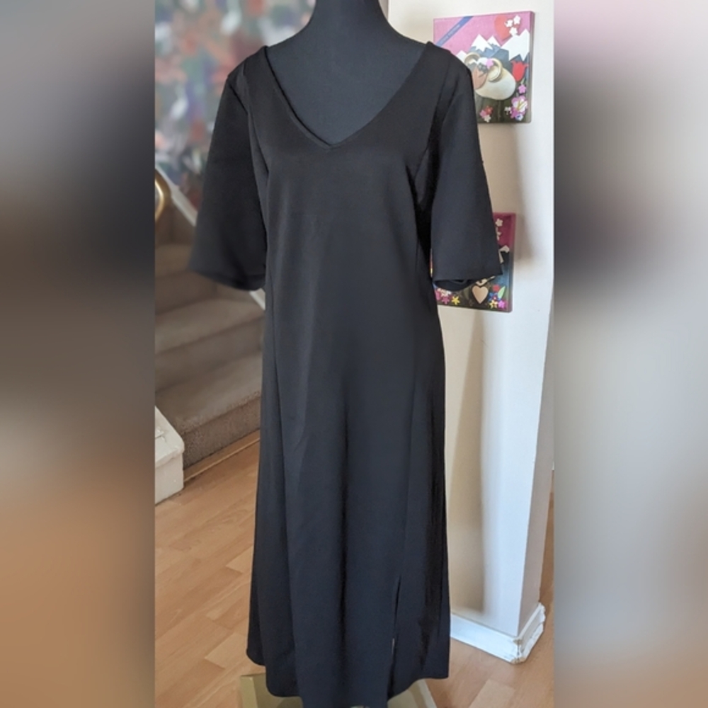 Torrid Black A-Line Bell Sleeve Dress